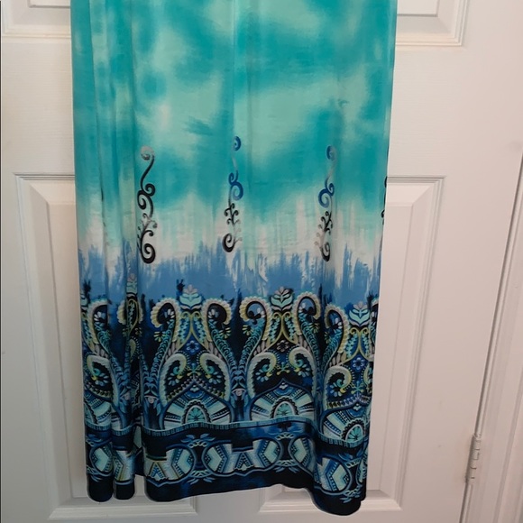 Halter Turquoise&Navy Maxi Large - Picture 4 of 8